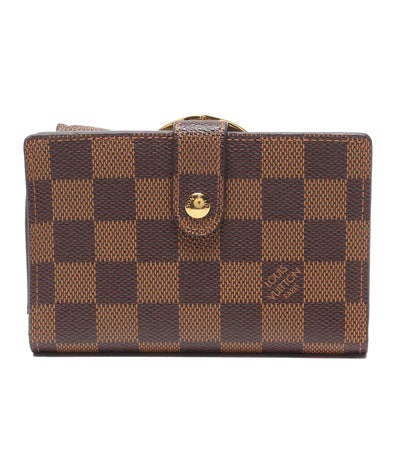 LOUIS VUITTON 二つ折り財布 がま口 ポルトフォイユ ヴィエノワ ダミエ N61674 レディース ルイ・ヴィトン