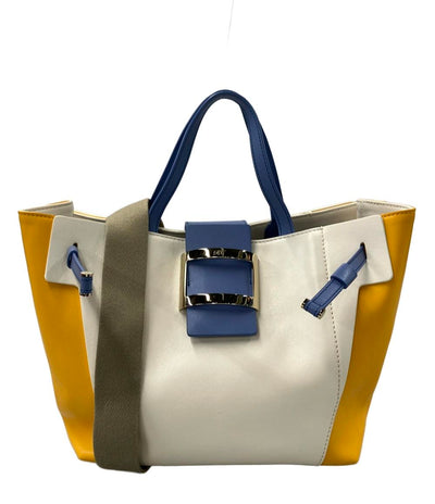 美品 Roger Vivier 2WAY ハンドバッグ ショルダーバッグ 斜め掛け レディース ロジェヴィヴィエ