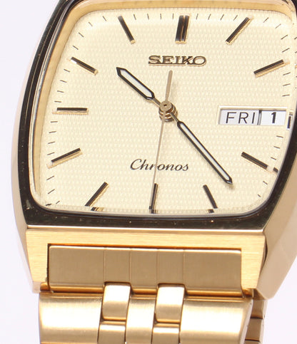 SEIKO 腕時計 クロノス クオーツ 5H23-5110 メンズ セイコー