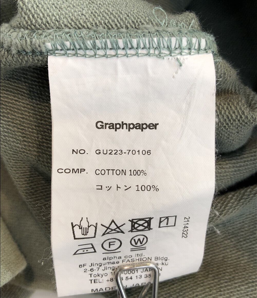 スウェット Compact Terry Roll up sleeve     GU223-70106 メンズ SIZE F (M) Graphpaper