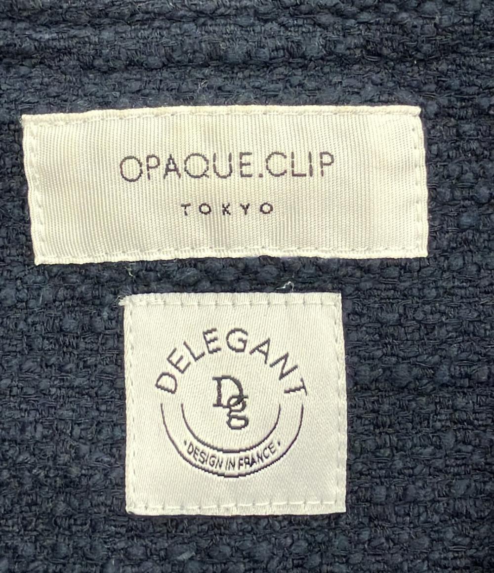訳あり オペークドットクリップ ツイードジャケット レディース SIZE 36 (S) OPAQUE.CLIP