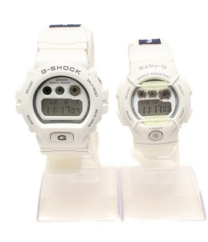 美品 カシオ ペアウォッチ 腕時計 20周年記念モデル G-SHOCK Baby-G LOVER'S COLLECTION 2016 クオーツ LOV-16C-7JR メンズ CASIO