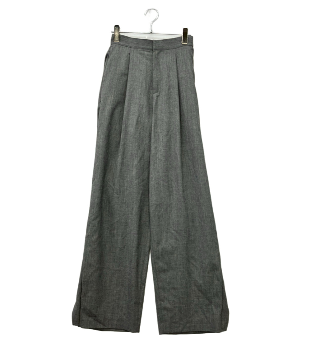 美品 Cygne パンツ タグ付き 25SS サイドフレアパンツ Ron CY2511-04-017 レディース SIZE 0T (S) シーニュ