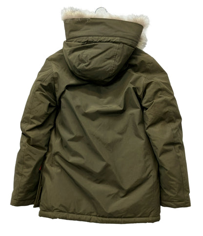 WOOLRICH ダウンジャケット カーキ ナイロン インポート WOOU0297 レディース SIZE XXS (S) ウールリッチ