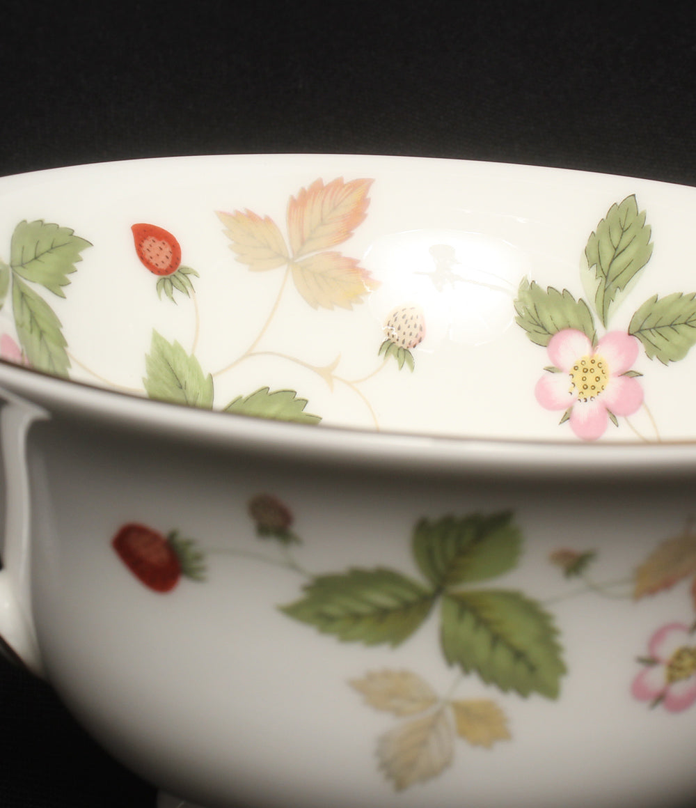 ウェッジウッド 美品 カップ＆ソーサー 2客セット ペア  ワイルドストロベリー Wild Strawberry       WEDGWOOD