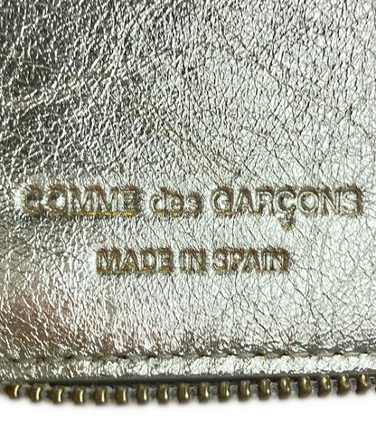 COMME des GARCONS ラウンドファスナー二つ折り財布 牛革 レディース コムデギャルソン