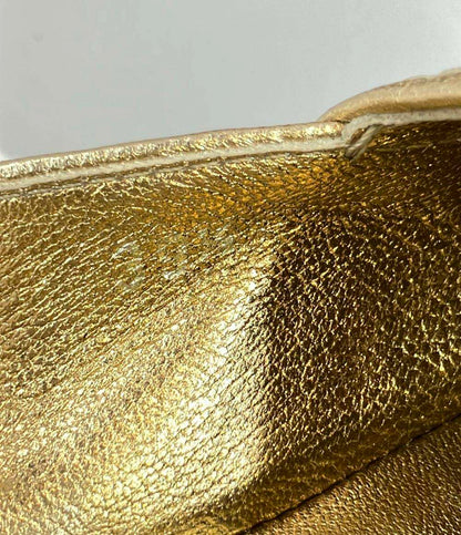 訳あり PRADA ピープトゥプラットフォーム エスパドリーユ 厚底 レディース SIZE 39 1/2 (XL) プラダ