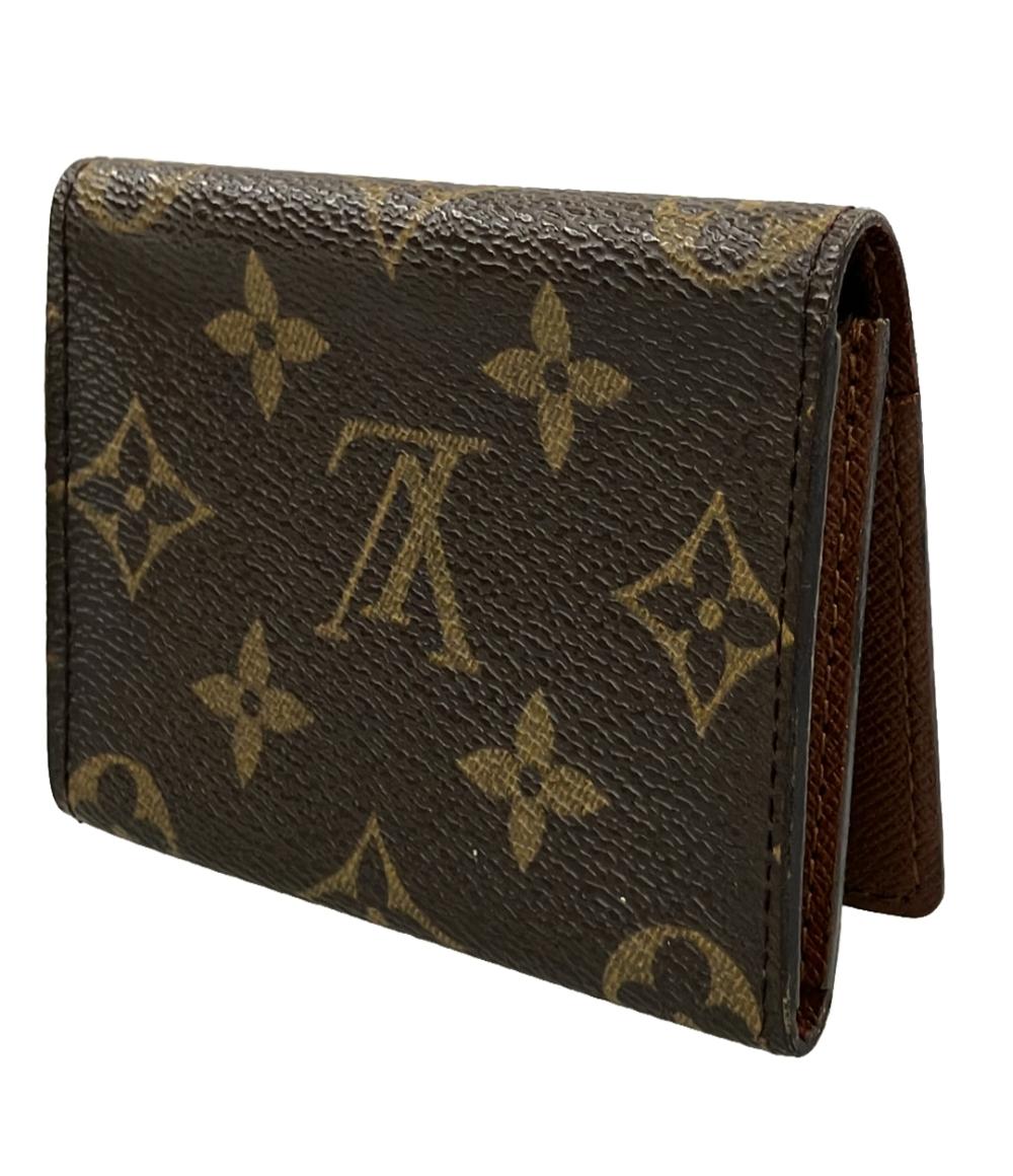 美品 ルイヴィトン カードケース 名刺入れ アンヴェロップ カルトドゥヴィジット モノグラム M62920 レディース LOUIS VUITTON