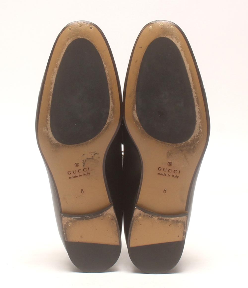 グッチ ホースビットローファー レザー 482467 メンズ SIZE 8 GUCCI
