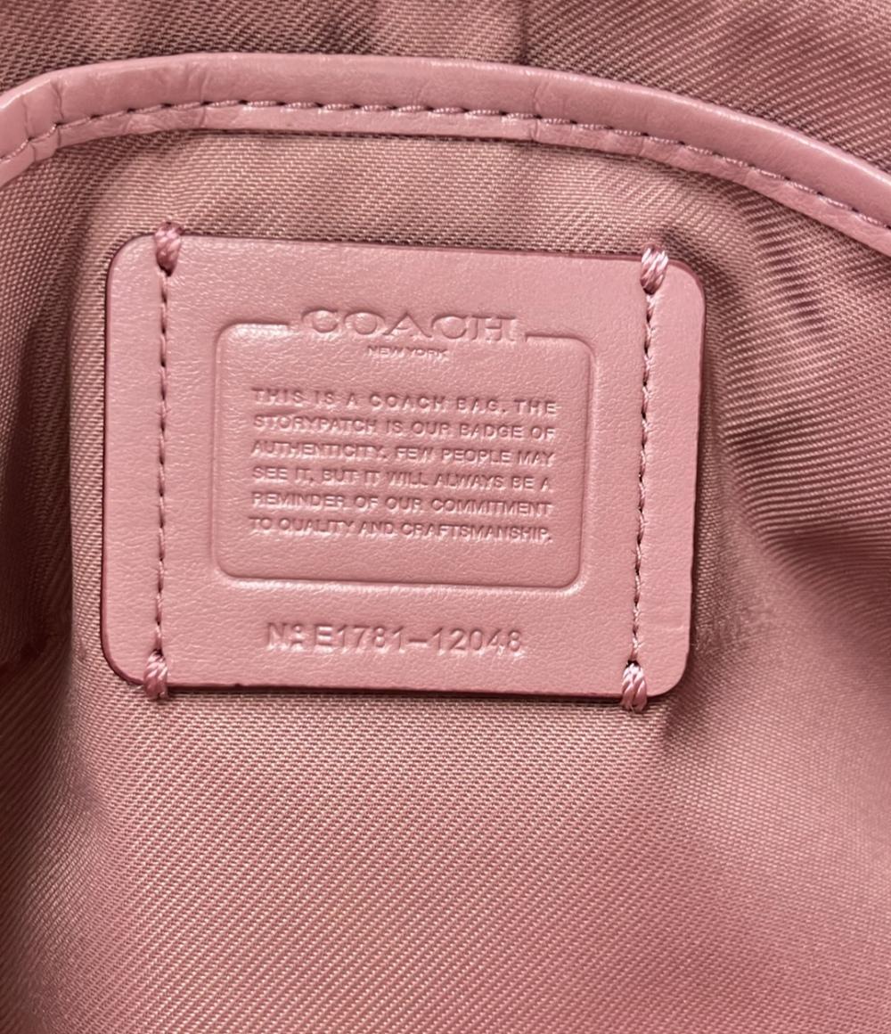 美品 COACH ハンドバッグ 花柄 フラワーモチーフ 12048 レディース コーチ