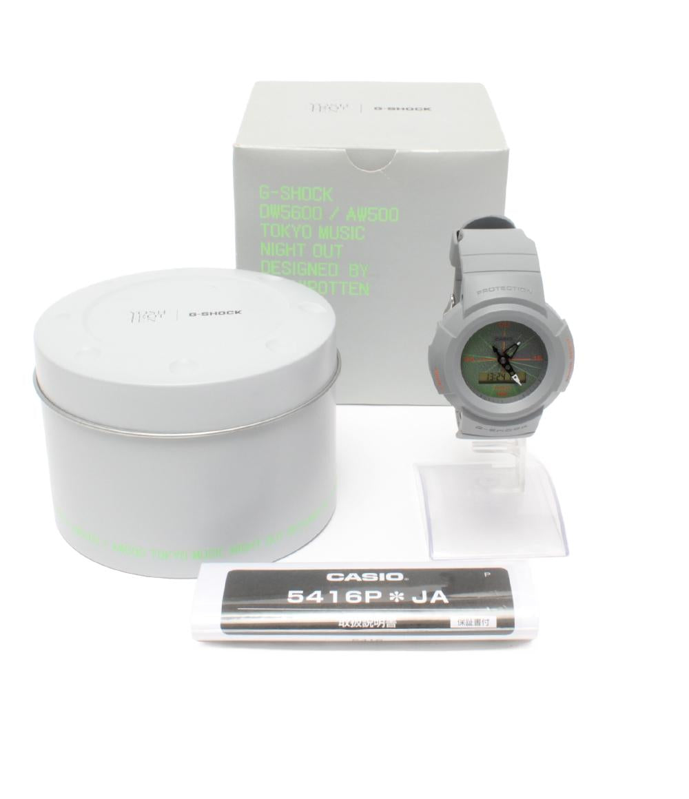 美品 カシオ 腕時計 YOSHIROTTEN G-SHOCK クオーツ AW-500MNT-8AJR メンズ CASIO