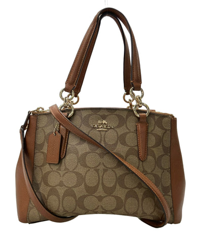 COACH 2wayハンドバッグ ショルダーバッグ シグネチャー レディース コーチ