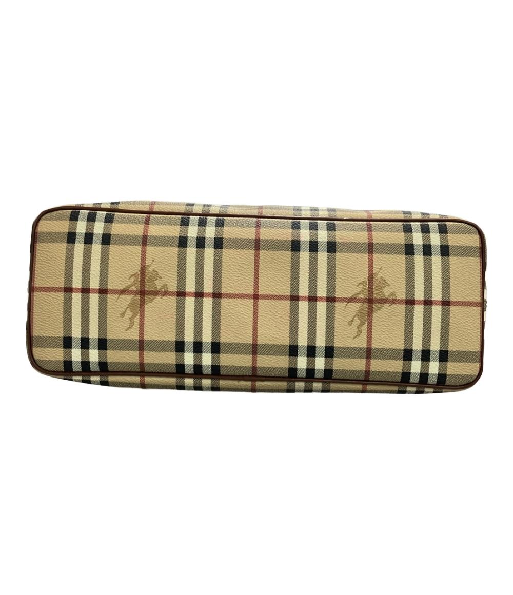 バーバリーロンドン トートバッグ ノバチェック柄 ホースマーク レディース BURBERRY LONDON