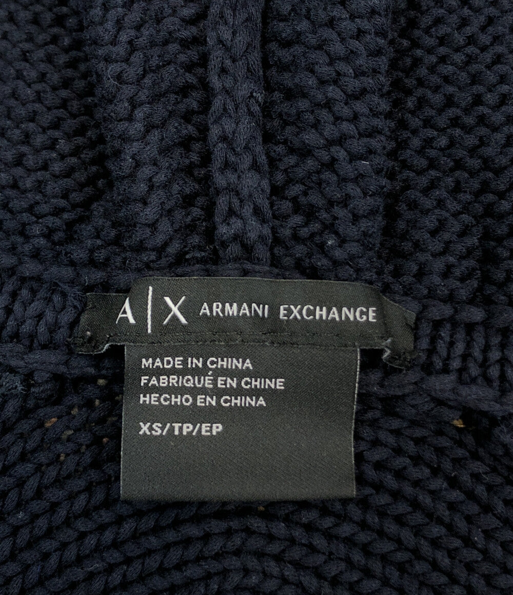 アルマーニエクスチェンジ  半袖ニットパーカー      メンズ SIZE XS (XS以下) ARMANI EXCHANGE