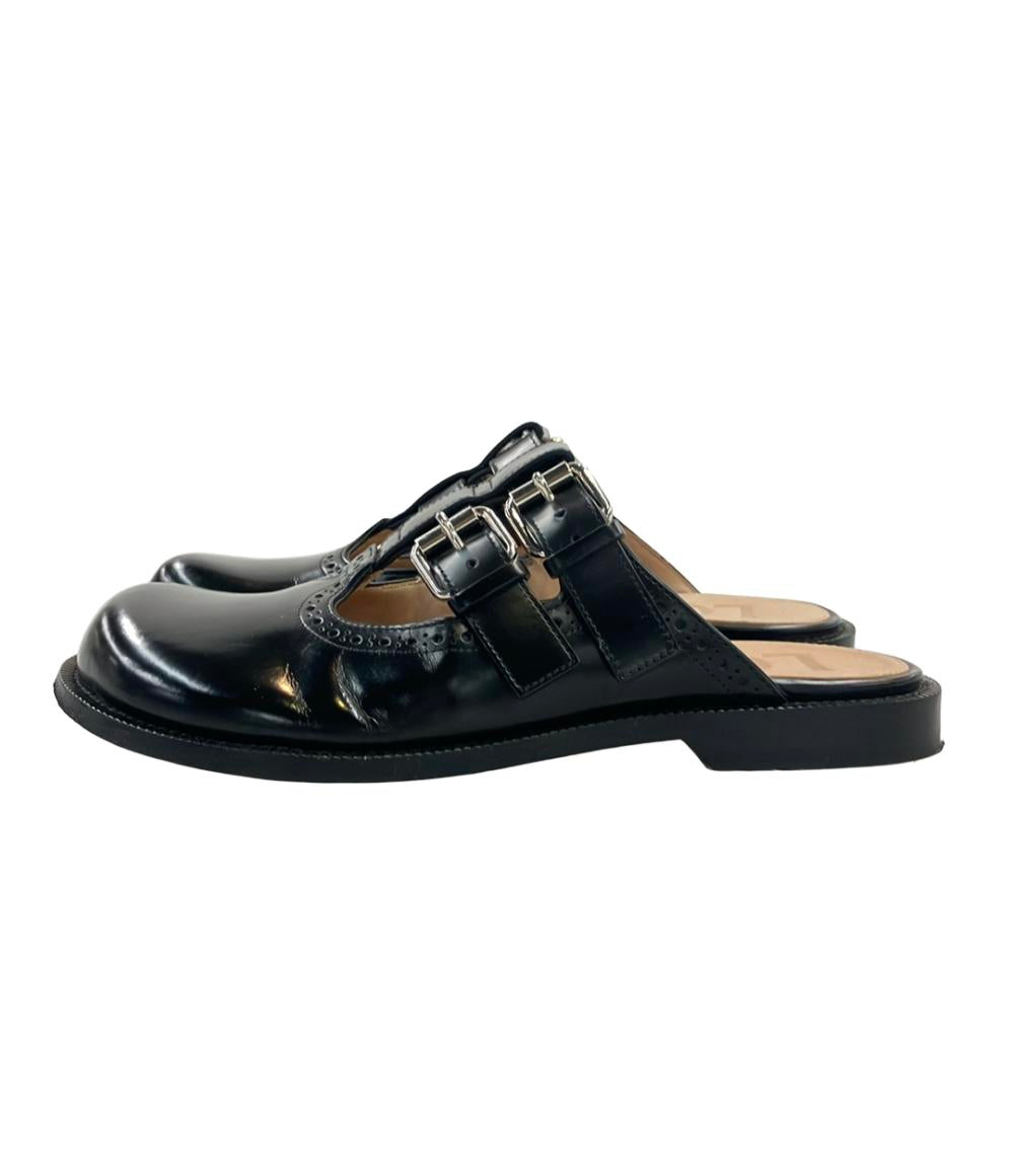 LOEWE メリージェーンミュール（38サイズ、ピスタチオ色） LOEWE ロエベ ミュール/LOEWE CAMPO MARY JANE MULE【大きいサイズあり