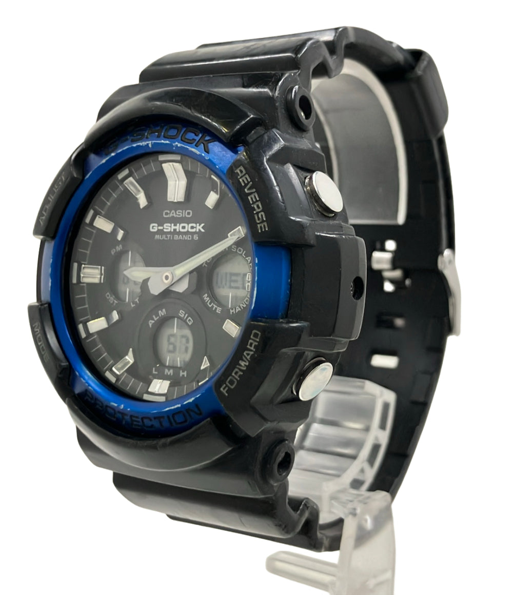 CASIO 腕時計 G-SHOCK ソーラー ブラック GAW-100B メンズ カシオ