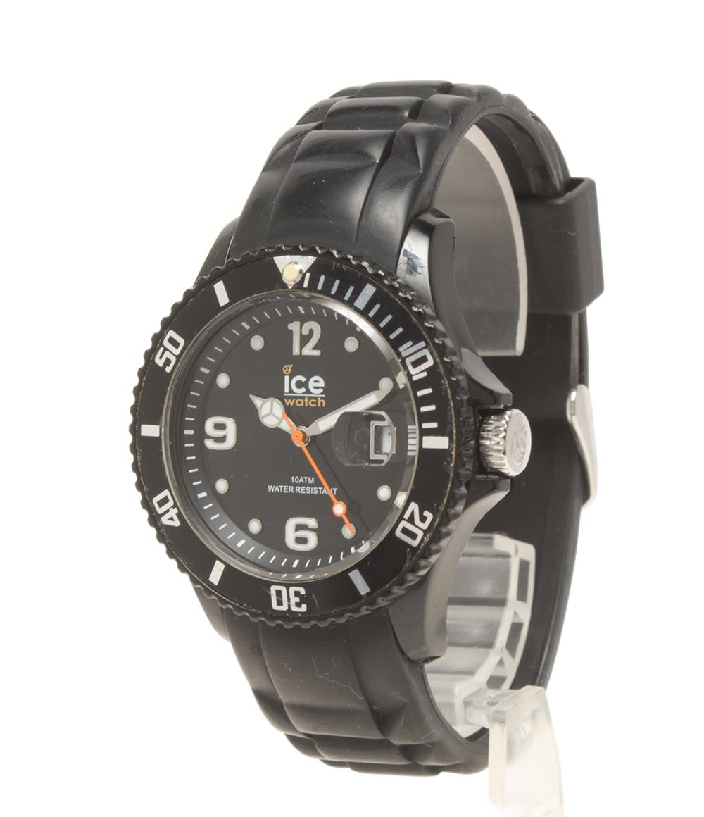 ice watch 腕時計 クオーツ ブラック レディース メンズ アイスウォッチ