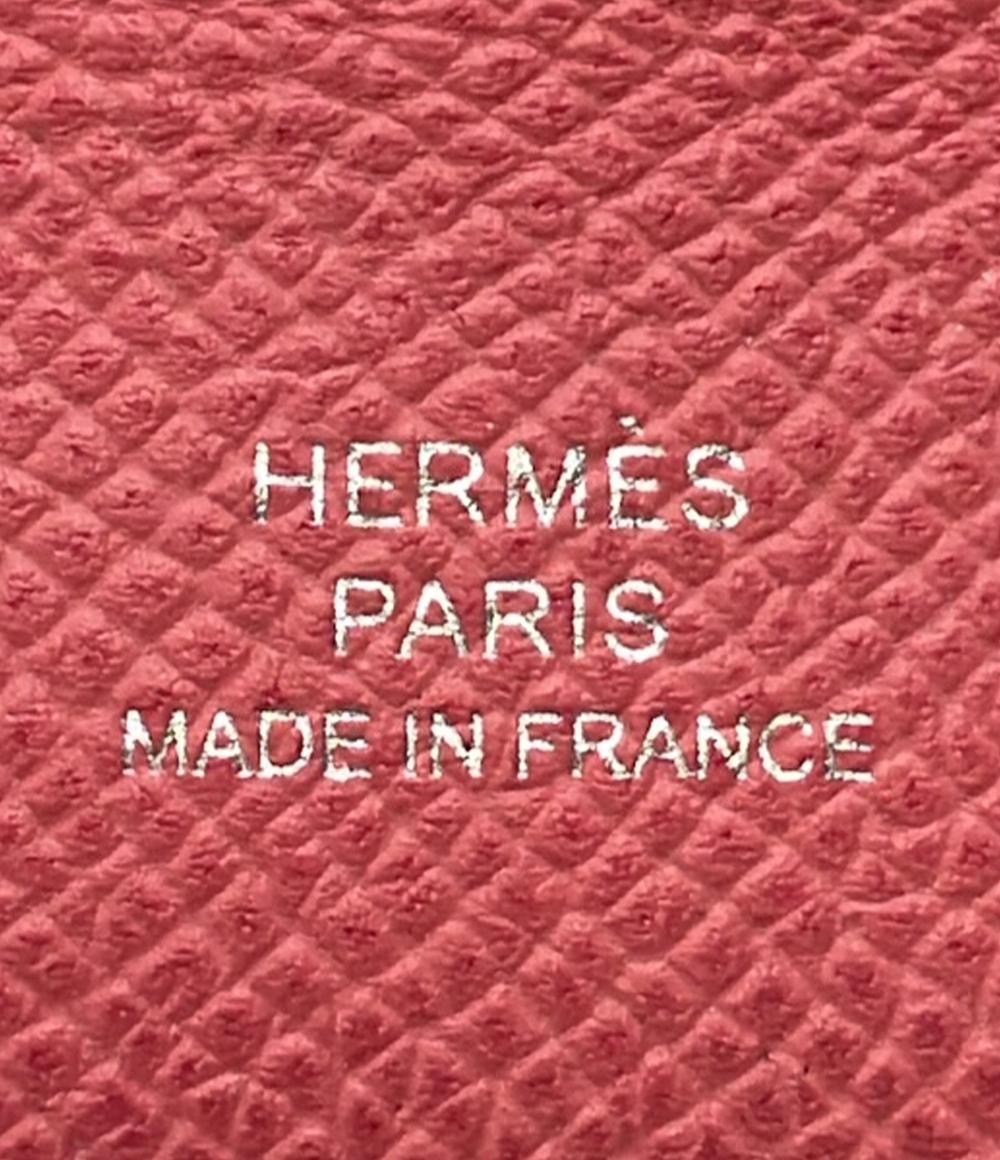 HERMES カードケース X刻印 シルバー金具 カルヴィ レディース エルメス