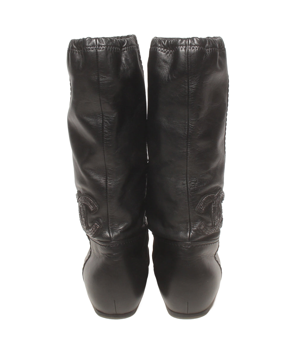 CHANEL ブーツ レディース SIZE 38 (25.5cm) シャネル