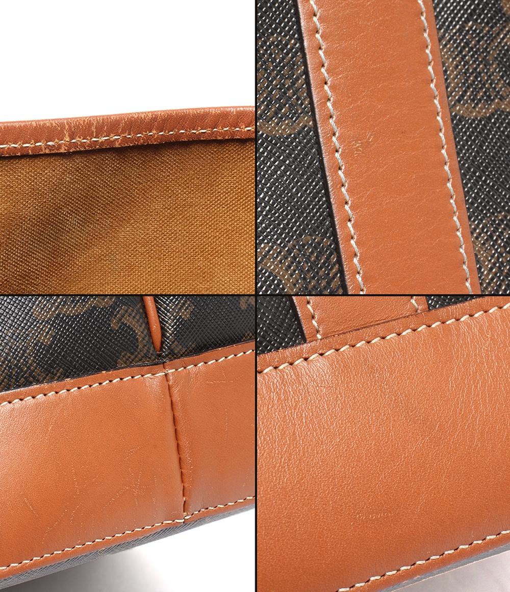 CELINE ショルダーバッグ 肩掛け ミディアム バケット トリオンフキャンバス 119132CAS レディース セリーヌ