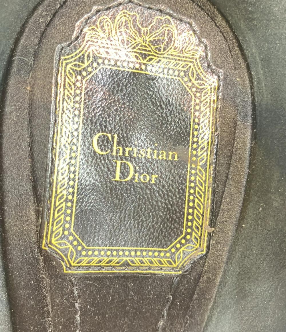 Christian Dior パンプス サテン レディース SIZE 35 1/2 D (22.5cm