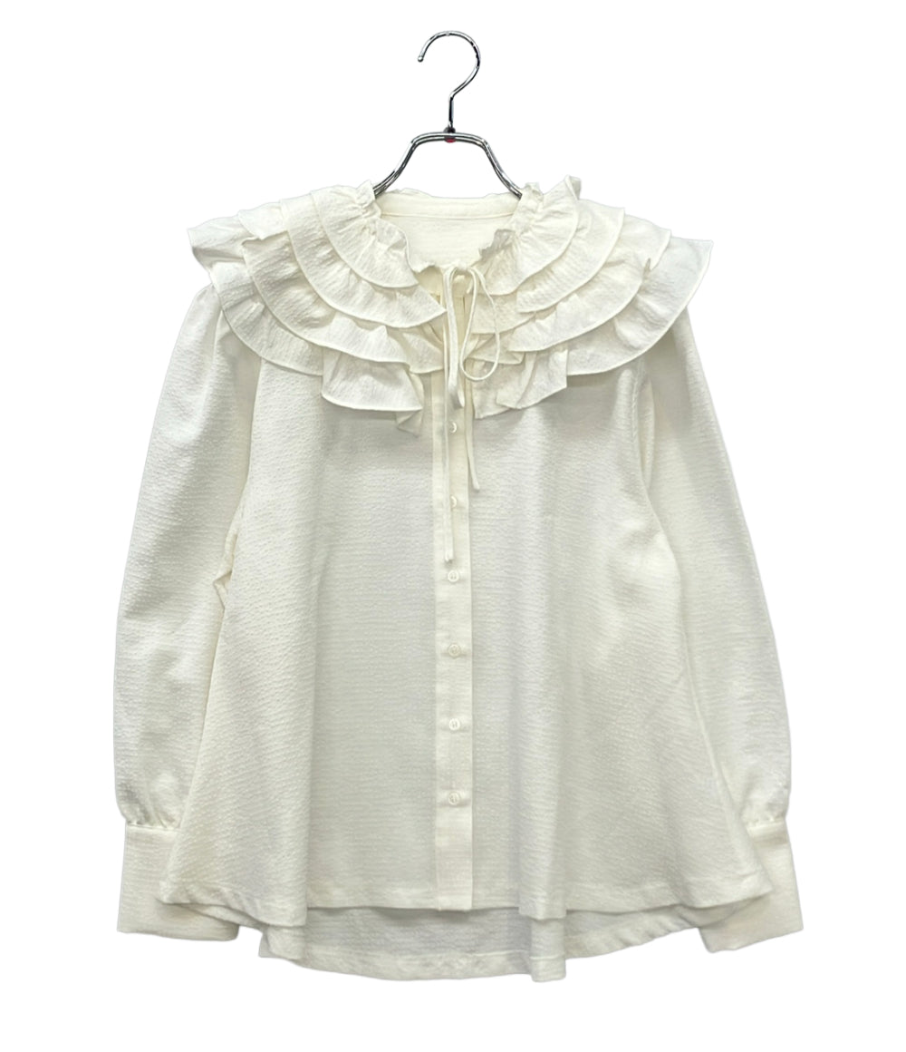 美品 Biby フェイクカラー長袖ブラウス レディース SIZE F (M) ビビィ
