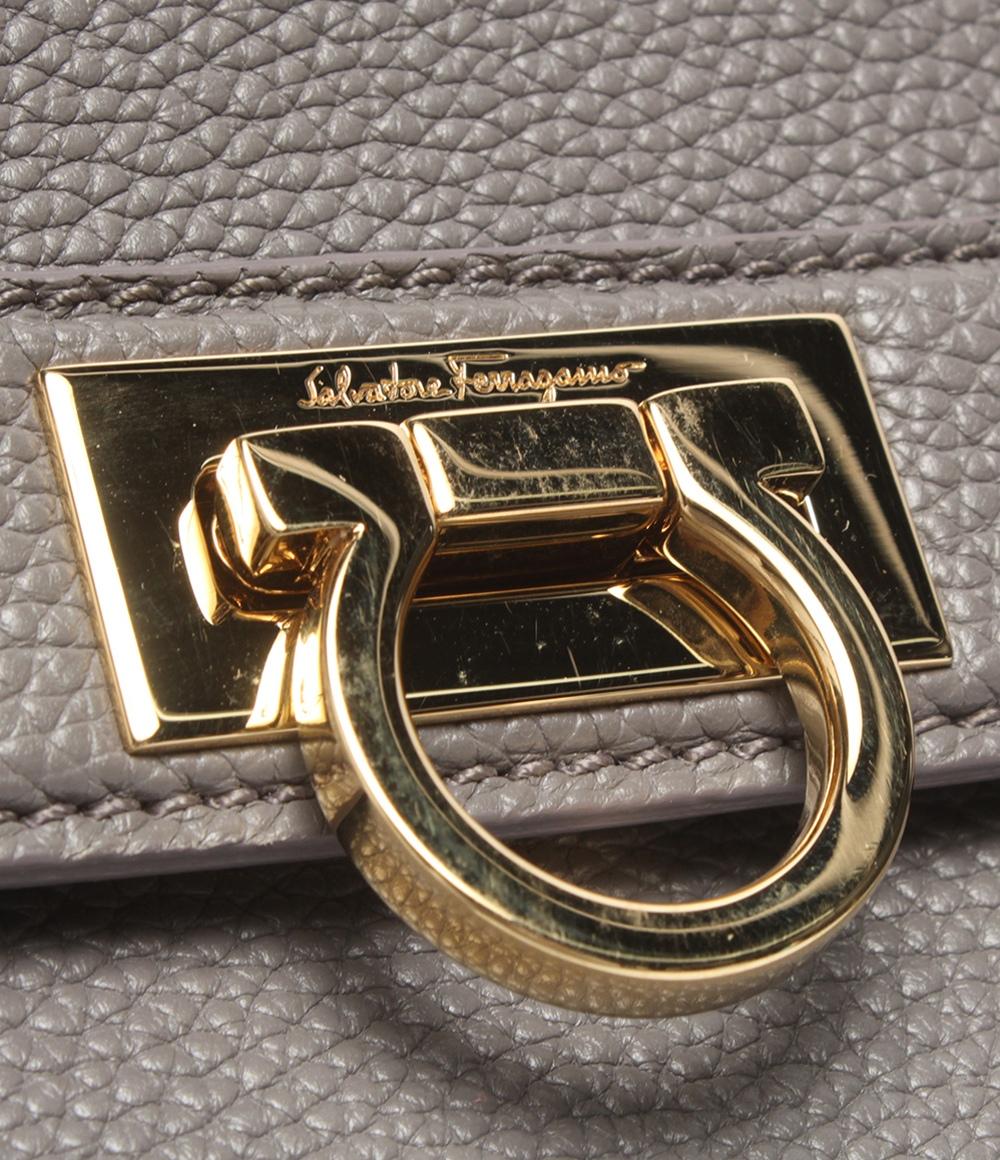 美品 Salvatore Ferragamo 2way ハンドバッグ ショルダーバッグ 斜め掛け ソフィア ガンチーニ FZ21 F628 レディース サルヴァトーレフェラガモ