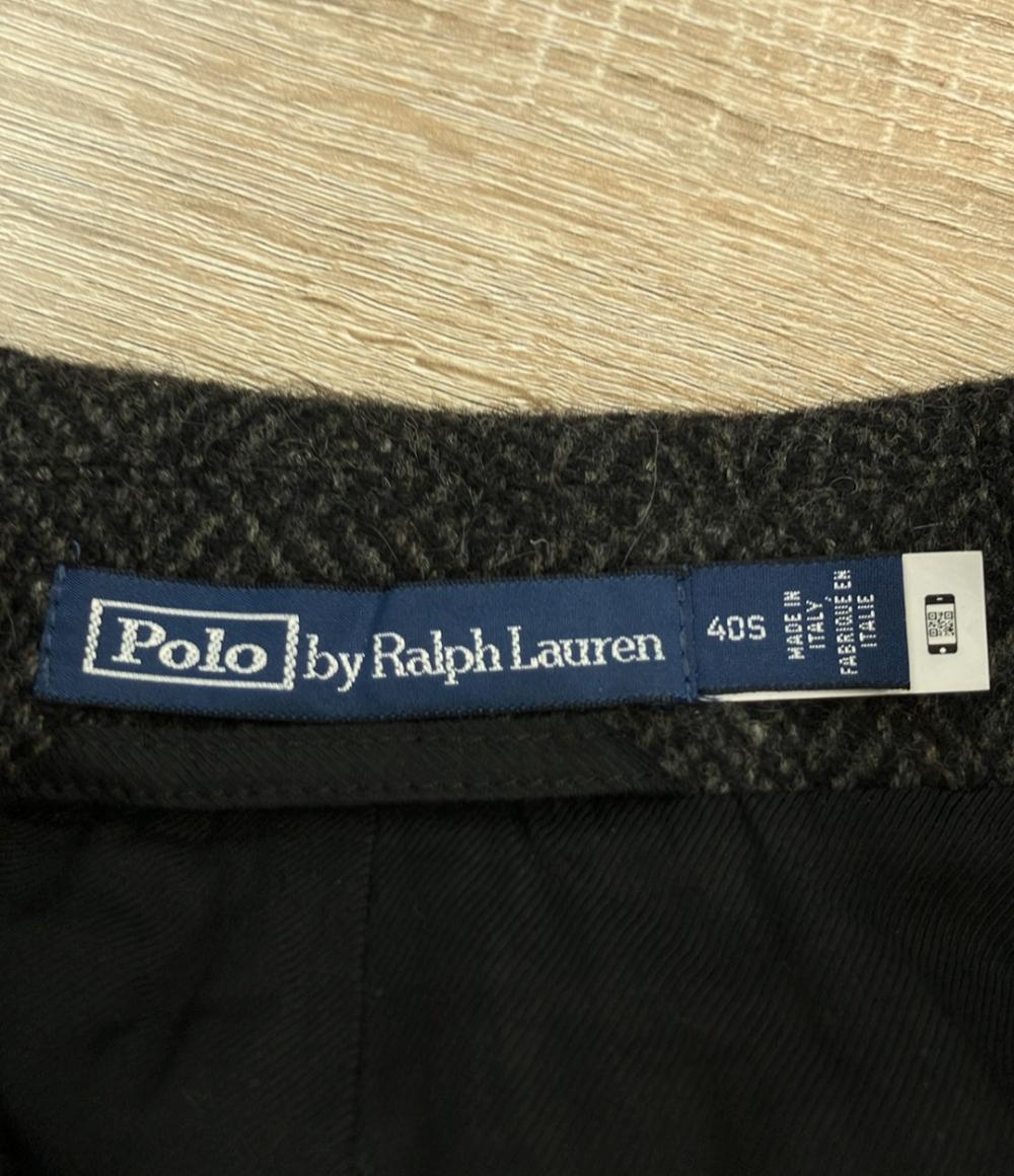 POLO RALPH LAUREN ステンカラーコート ウール ヘリンボーン