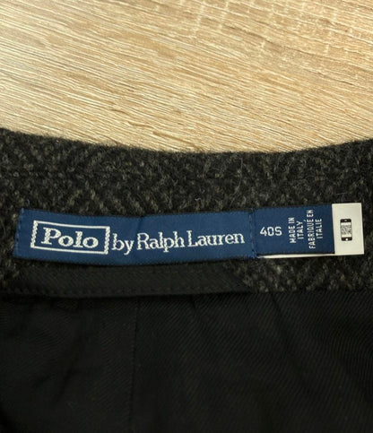 POLO RALPH LAUREN ステンカラーコート ウール ヘリンボーン イタリア製 アメリカンカジュアル メンズ SIZE 40 (M) ポロ・ラルフローレン