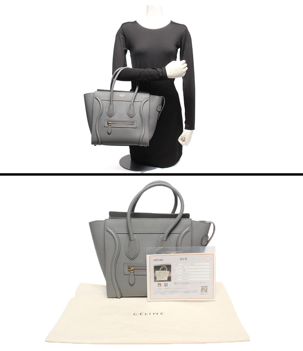 CELINE ハンドバッグ ラゲージ マイクロコール 189793AQL レディース