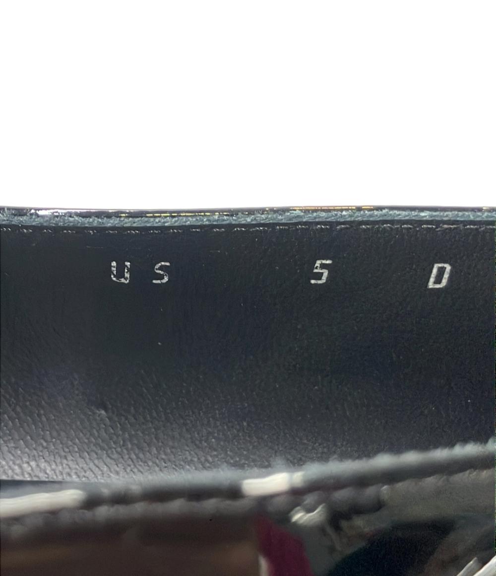 Salvatore Ferragamo ラウンドトゥエナメルパンプス レディース SIZE 5 22.5 サルヴァトーレフェラガモ