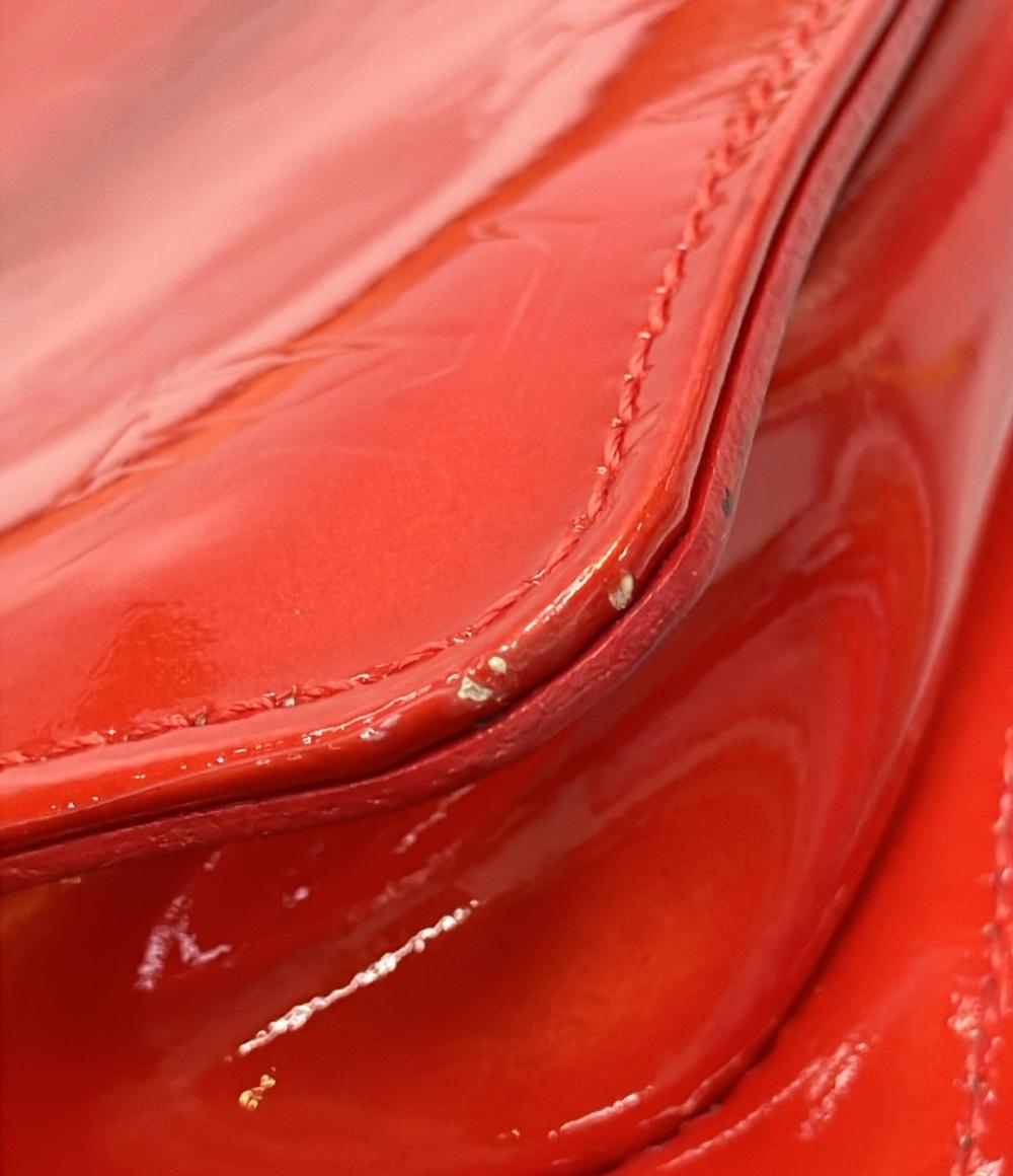 訳あり ルイ・ヴィトン ハンドバッグ アクセサリーポーチ レキシントン ヴェルニ M91132 レディース LOUIS VUITTON