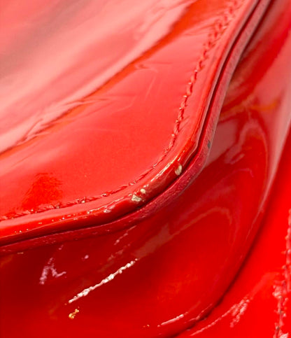 訳あり ルイ・ヴィトン ハンドバッグ アクセサリーポーチ レキシントン ヴェルニ M91132 レディース LOUIS VUITTON