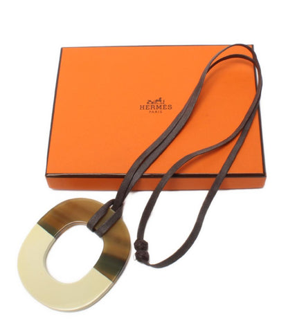 HERMES ネックレス イムス バッファローホーン レディース エルメス