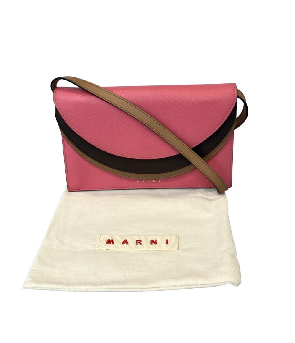 マルニ ショルダーバッグ 斜め掛け トリプルフラップ PFMO0003Q1 LV589 レディース MARNI MARNI ショルダーバッグ 斜め掛け トリプルフラップ PFMO0003Q1 LV589