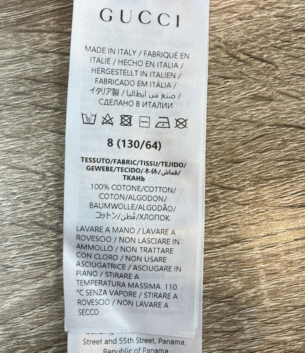 GUCCI 半袖Tシャツ 犬 130 BK プリント コットン キッズ SIZE 8 (130) グッチ