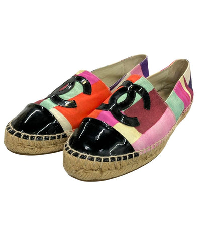 シャネル エスパドリーユ スリッポン フラットシューズ レディース SIZE 37 (L) CHANEL