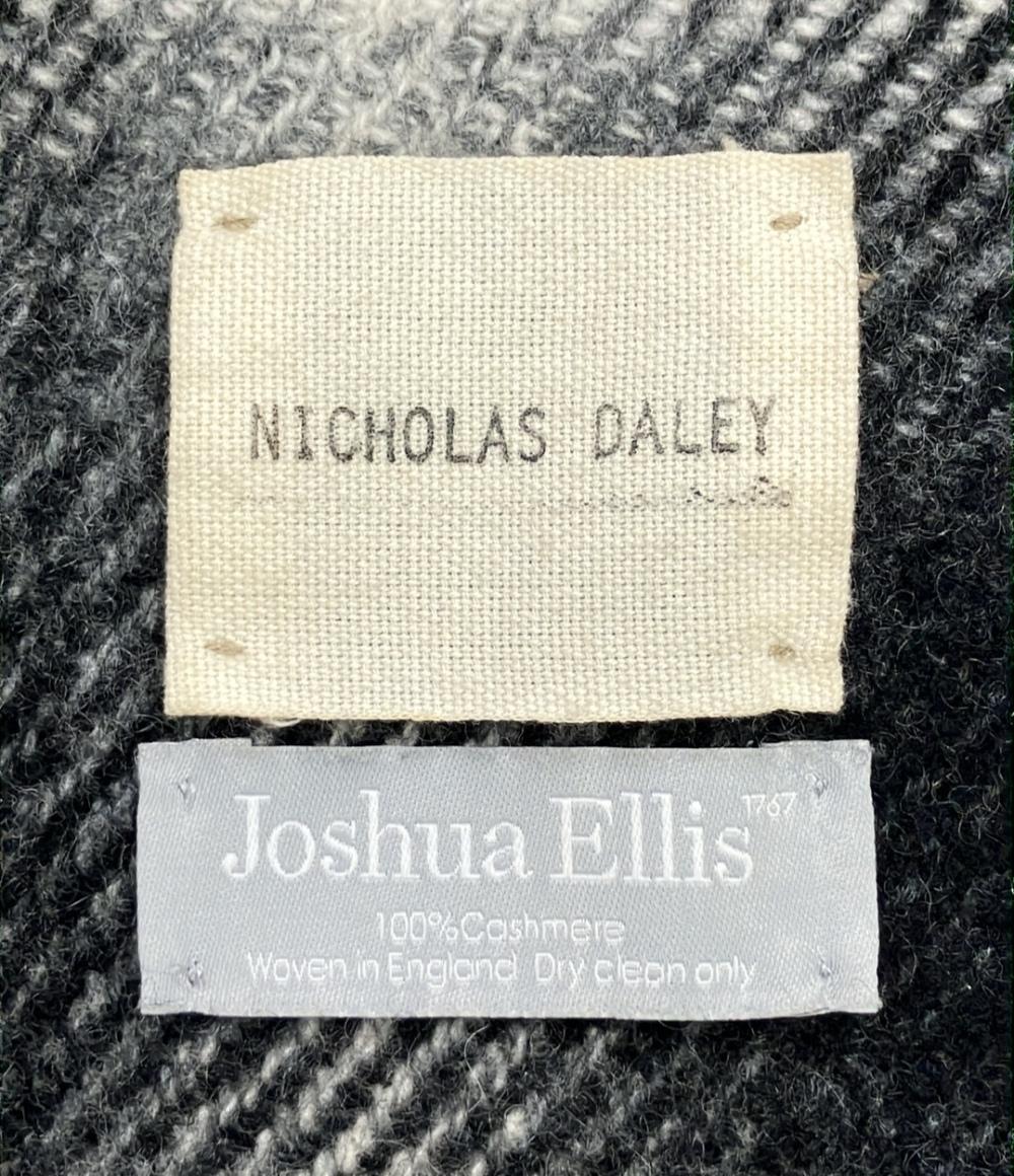 Joshua Ellis NICHOLAS DALEY マフラー カシミヤ100% メンズ ジョシュアエリス ニコラスデイリー