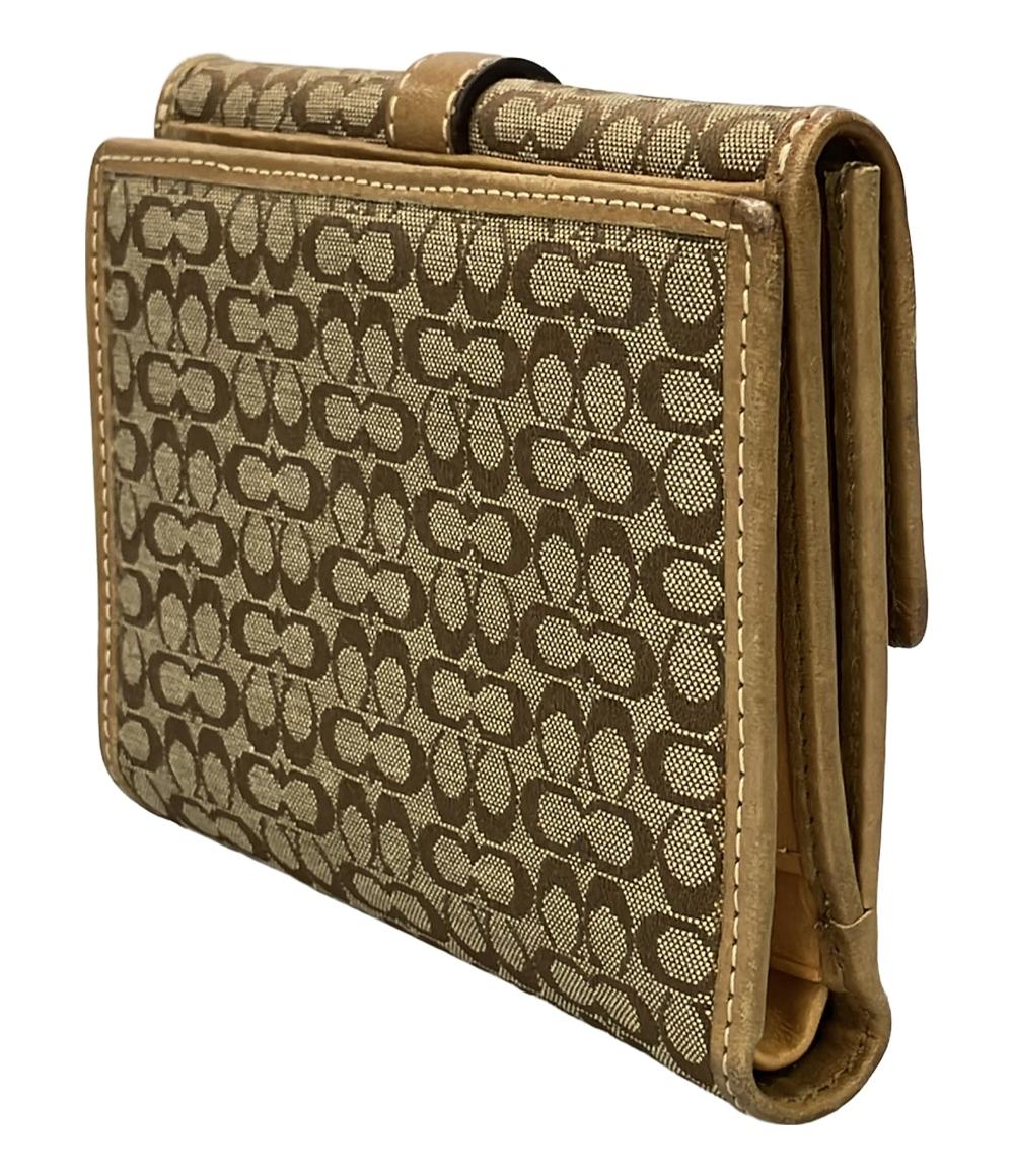 コーチ 二つ折り財布 ミニシグネチャー レディース COACH