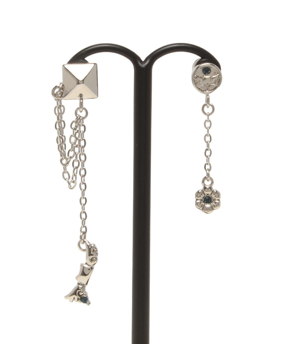 STAR JEWELRY ピアス K10 パール ホワイトトパーズ 羊モチーフ