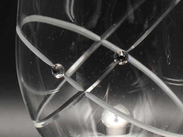 美品 WEDGWOOD ワイングラス 2点セット ペア プロミシス ウィズディスリング ウエッジウッド