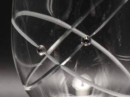 美品 WEDGWOOD ワイングラス 2点セット ペア プロミシス ウィズディスリング ウエッジウッド