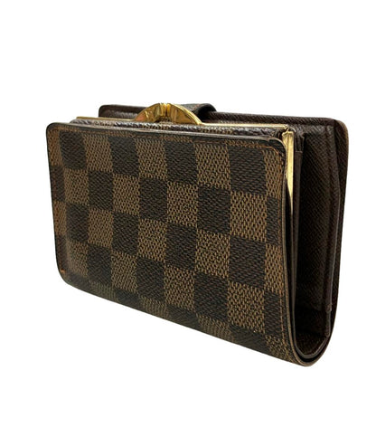 ルイヴィトン 二つ折りがま口財布 ポルトモネビエ ヴィエノワ ダミエ N61664 レディース LOUIS VUITTON