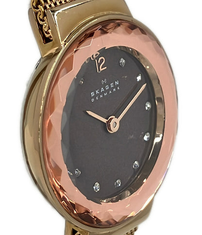 SKAGEN 腕時計 クオーツ ブラウン 456SRR1 レディース スカーゲン
