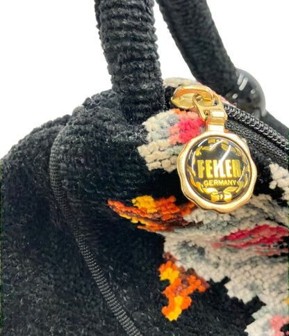 美品 FEILER ハンドバッグ 花柄 レディース フェイラー