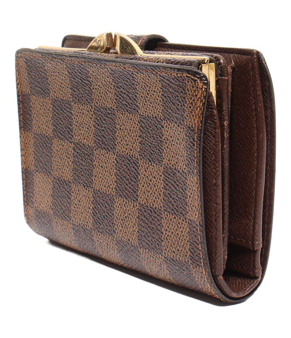 ルイ・ヴィトン 二つ折り財布 ポルトモネ ビエ ヴィエノワ ダミエ M61663 レディース LOUIS VUITTON