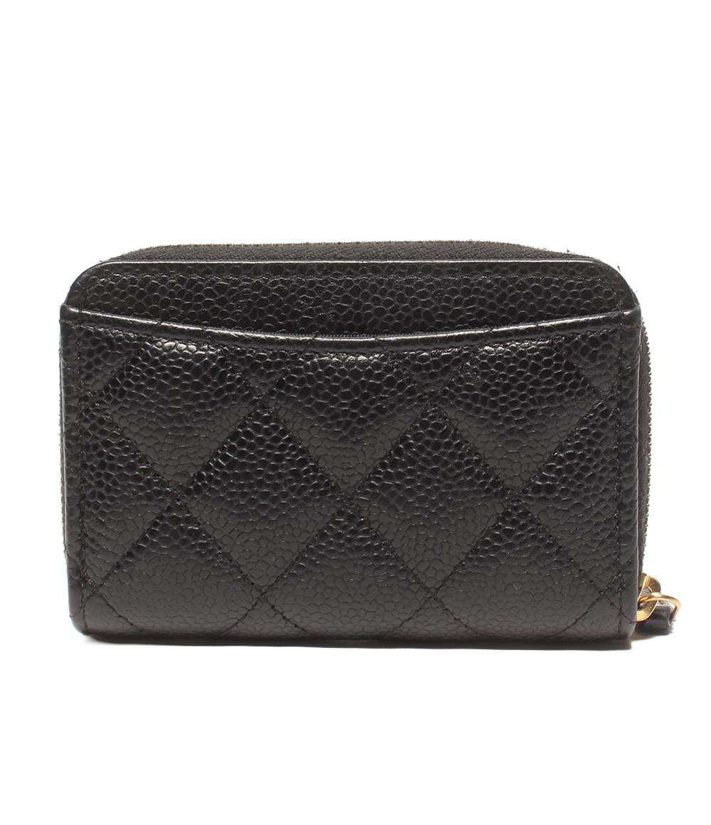 CHANEL コインケース ゴールド金具 クラシック ジップ コインパース マトラッセ レディース シャネル