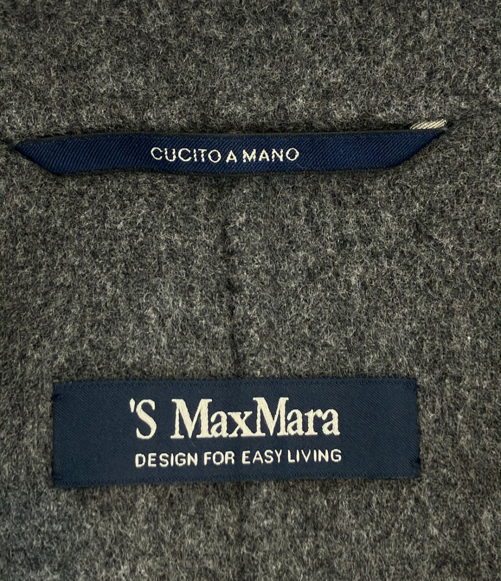 美品 S Max Mara ダブルフェイス チェスターコート 23901615396 レディース SIZE 42 (L) エスマックスマーラ