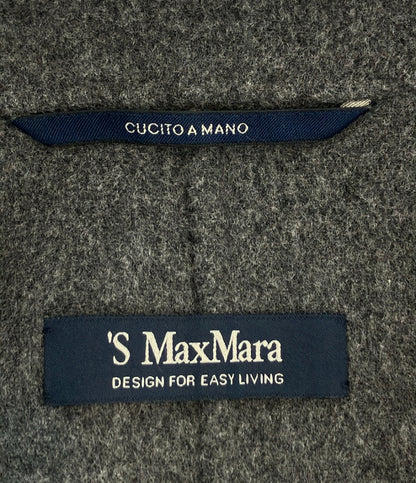 美品 S Max Mara ダブルフェイス チェスターコート 23901615396 レディース SIZE 42 (L) エスマックスマーラ