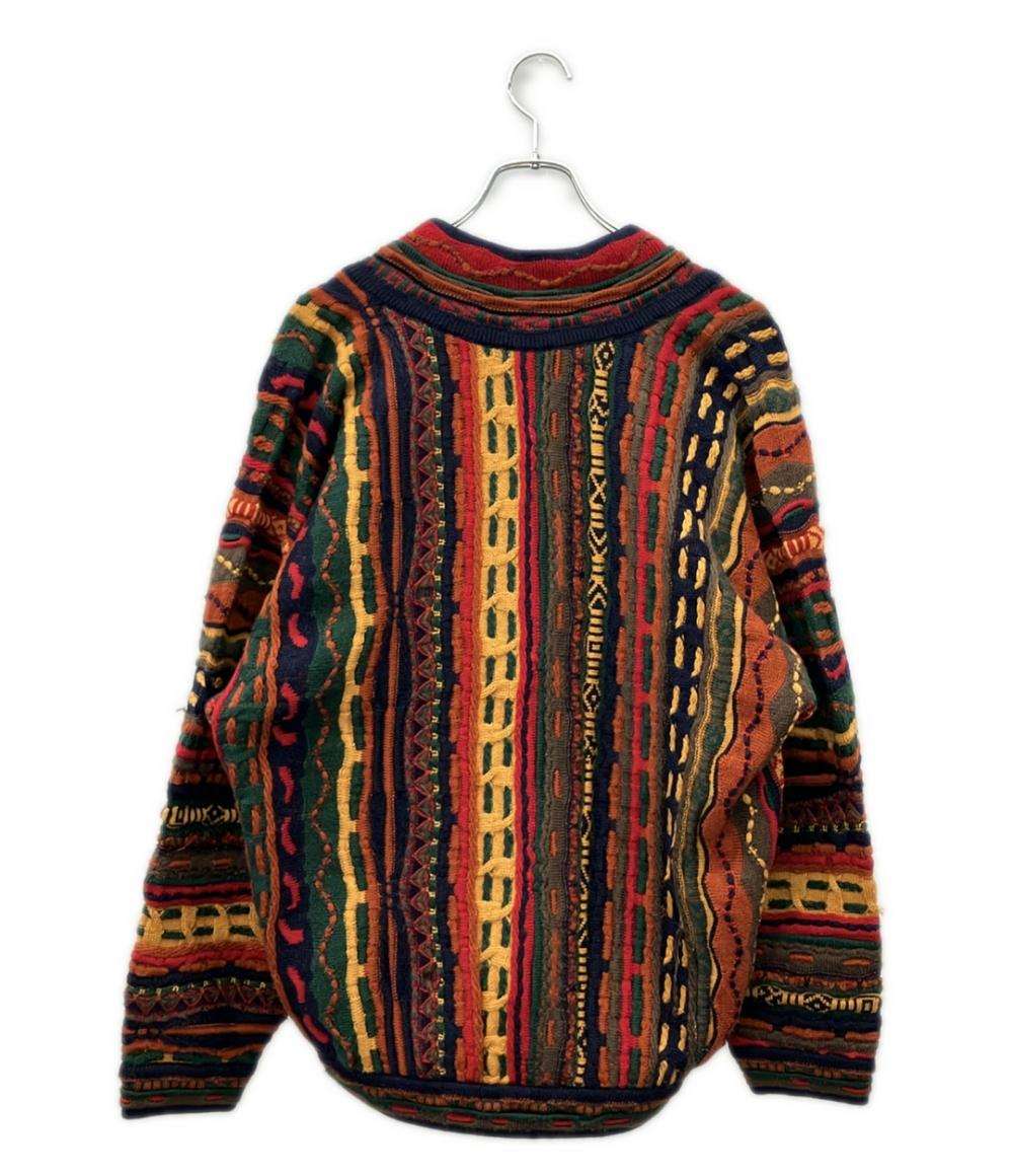 COOGI AUSTRALIA 3Dニット COOGI マルチカラー 3Dニットセーター 表記(M) オーストラリア製